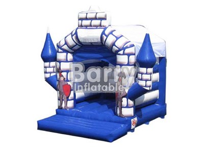 Large Blue Camelot Bouncy Castles Inflatable Bounce For Kids BY-BH-035
